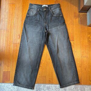 [NEVER WORN] BERSHKA "Super Baggy Jeans" Dark Grey Men's 31 US.